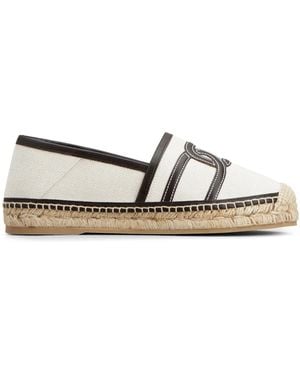 Tod's Kate Espadrilles Met Patroon - Naturel