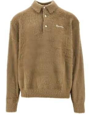 thisisneverthat Brushed Polo Jumper - Green