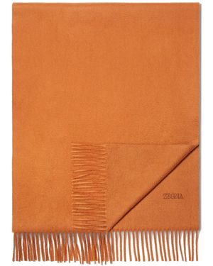 ZEGNA Écharpe Oasi En Cachemire - Orange