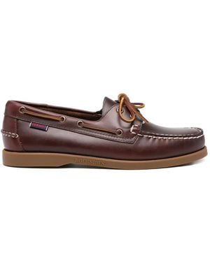 Sebago Leather Boat Shoes - Brown