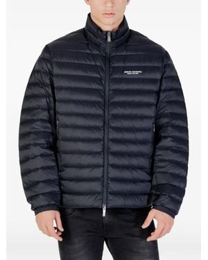 ARMANI EXCHANGE Quilted Puffer Jacket - Blue