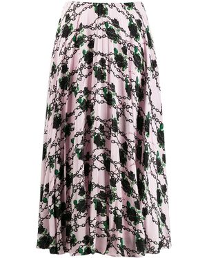Valentino Garavani X Undercover Silk Pleated Skirt - Pink