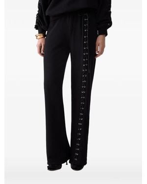 Liu Jo Sweatpants With Laces - Black