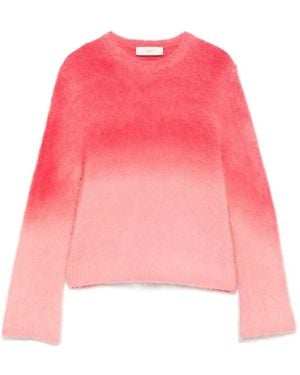 Akep テクスチャード セーター - ピンク