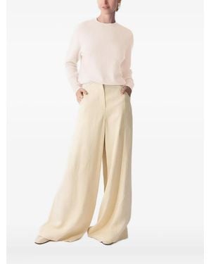 Minnie Rose Crew-Neck Sweater - Natural