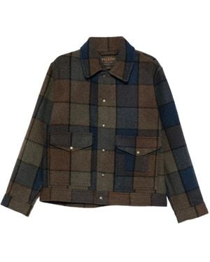 Filson Checked Wool-blend Jacket - ブラック