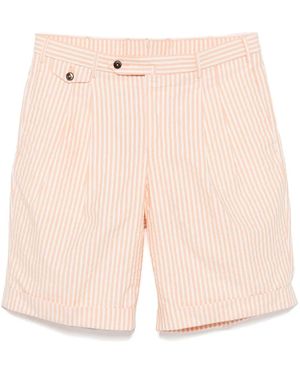 PT Torino Striped Shorts - Pink