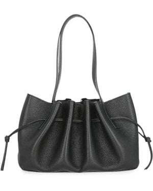 Yuzefi Scallop Shoulder Bag - Black