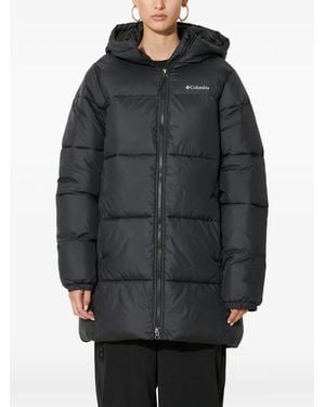 Columbia Puffect Hooded Padded Coat - Gray