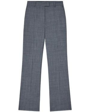 Ganni Pantalon À Design Chiné - Blue