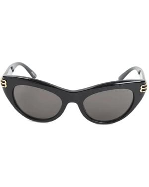 Balenciaga Bb Logo Cat-Eye Sunglasses - Grey
