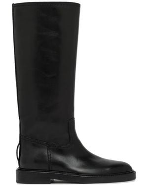 Buttero Botas altas Laydee con hebilla - Negro