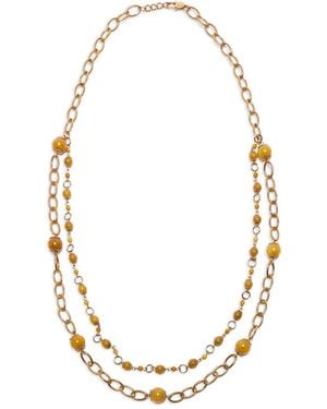 Maliparmi Beaded Necklace - Métallisé