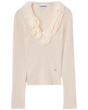 Ganni Top - White