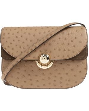 Furla Kleine 'Sfera Crossbodytas Met Textuur - Naturel