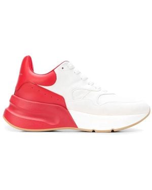 McQueen Oversized Runner Trainers - White