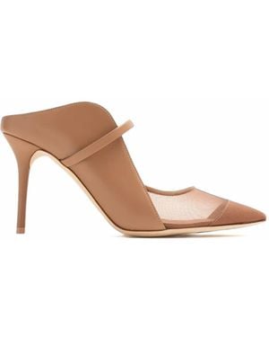 Malone Souliers 85 Maureen Arc Mules Mit Mesh-Einsatz - Natur