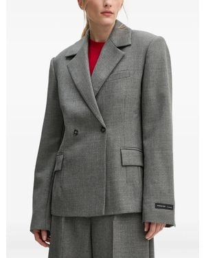 Herskind Double-Breasted Blazer - Grey
