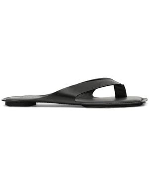 MM6 by Maison Margiela Anatomic Leather Flip Flops - White