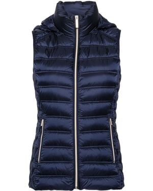 MICHAEL Michael Kors Detachable-Hood Down Gilet - Blue