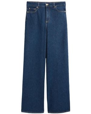 Slowear Wide-Fit Five-Pocket Jeans - Blue