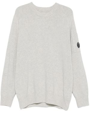 C.P. Company Lens-Detail Jumper - White
