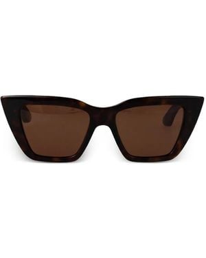 McQueen Occhiali Da Sole Cat-Eye - Marrone