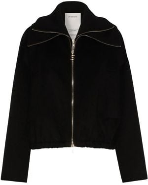 Sportmax Zip-Up Wool Jacket - Black
