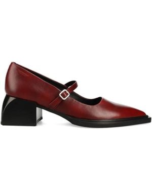 Vagabond Shoemakers 55Mm Vivian Buckle-Strap Block-Heel Court Shoes - Brown