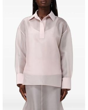 Agnona Collared Blouse - Pink
