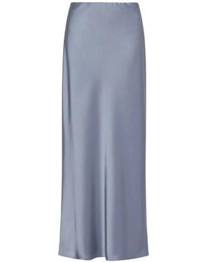 Marella Double-Faced Maxi Skirt - Blue