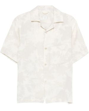 Eleventy Floral-Print Shirt - White
