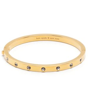 Kate Spade Bracciale Rigido Con Cristalli - Metallizzato