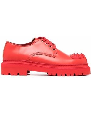 CAMPERLAB Eki Leather Derby Shoes - Red