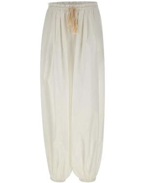 THE GARMENT Pantalon Bazaar À Lien De Resserrage - White