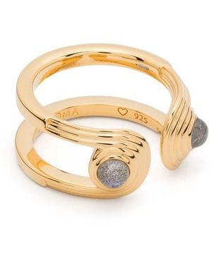 Missoma Zenyu Link Gemstone ring - Mettallic