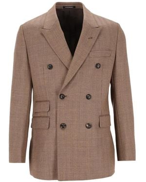 Emporio Armani Lined Blazer - Brown