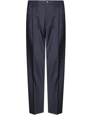 Department 5 Pleated Trousers - Blue