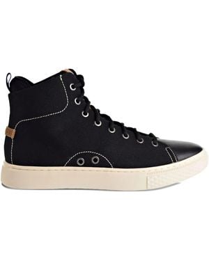 Polo Ralph Lauren Canvas High-Top Trainers - Black