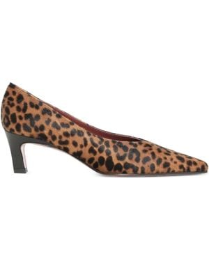 Roberto Festa Falira Leopard-Print Heel Pumps - Brown