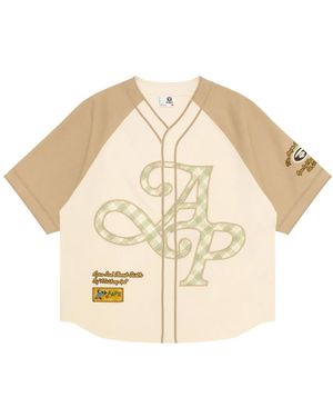 Aape By A Bathing Ape Logo-Print Shirt - Natural