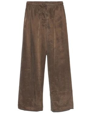 Bimba Y Lola Pantalones Jogger Fluidos Oliva Oscuro - Marrón