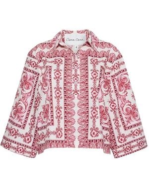 Cara Cara Erica Printed Blouse - Red