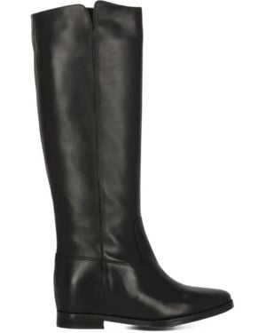 Julie Dee Crast Knee-High Boots - Black