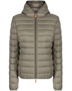 Save The Duck Hooded Puffer Jacket - Green