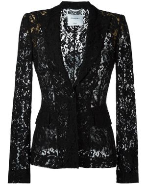 Moschino Lace Blazer - Black