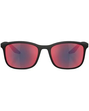 Prada Linea Rossa Gafas de sol con montura rectangular - Rosa