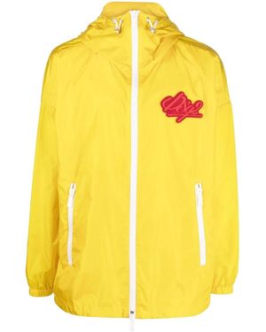 DSquared² ディースクエアード フーデッド ジャケット - イエロー