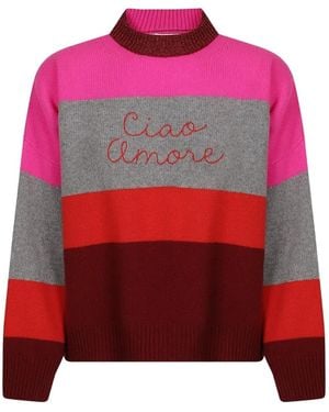 Giada Benincasa Maxistripes Jumper - Red