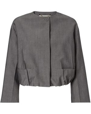 Fendi Patch-Pockets Jacket - Gray